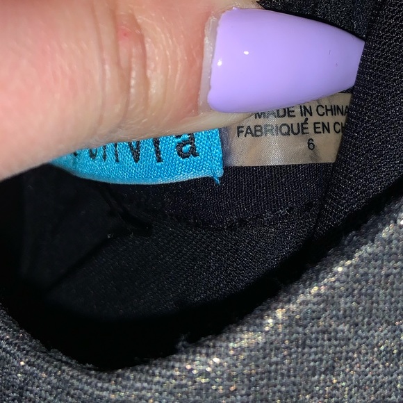 Alice & Olivia peplum metallic dress - Picture 14 of 16